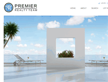 Tablet Screenshot of premier-realtyteam.com